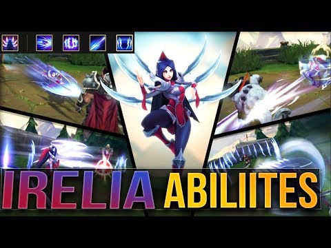 IRELIA ABILITIES Spotlight Gameplay Rework - League of Legends