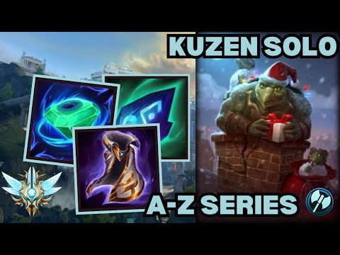 THE KING KAPPA!!! - Kuzenbo A-Z Solo Grandmasters Smite