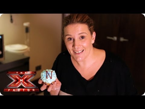 Sam Bailey bakes Nicholas some birthday cupcakes - Samsung Video Diaries - The X Factor UK 2013