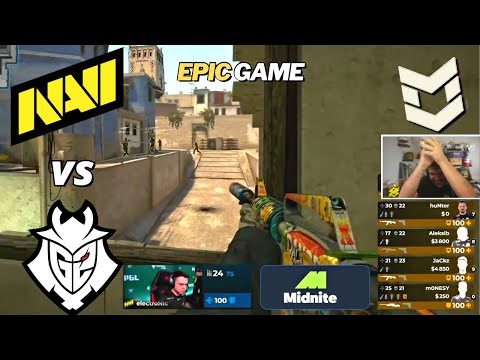 EPIC GAME - Navi vs G2 - PGL Major Antwerp 2022 - CSGO HIGHLIGHTS - GAULES