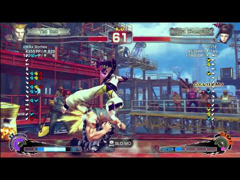 xWAx Vortex (Guile) Vs. J RO5E (Juri)
