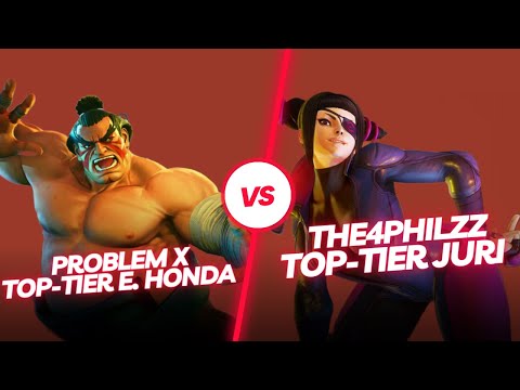 SFV CE ▰ Problem X  (E. Honda) vs The4Philzz (Juri) ▰ Street Fighter 5 Top Tier Gameplay