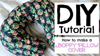HOW TO MAKE A BOPPY PILLOW COVER || DIY TUTORIAL