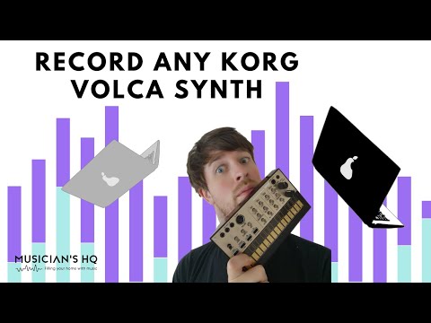 How to Connect and Record a Korg Volca Synth