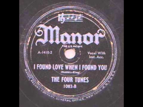 Four Tunes - I Found Love When I Found You (Manor 1083-B) 1947