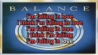 Balance - Falling In Love | KARAOKE | Lyrics