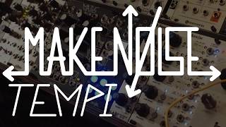 Video thumbnail for Make Noise Tempi Eurorack Master Clock Module Tutorial/Demo by mylarmelodies