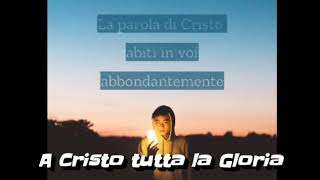 Video thumbnail of "Quelli che Sperano in Gesù e altri canti /// ALLA GLORIA DEL NOSTRO DIO"