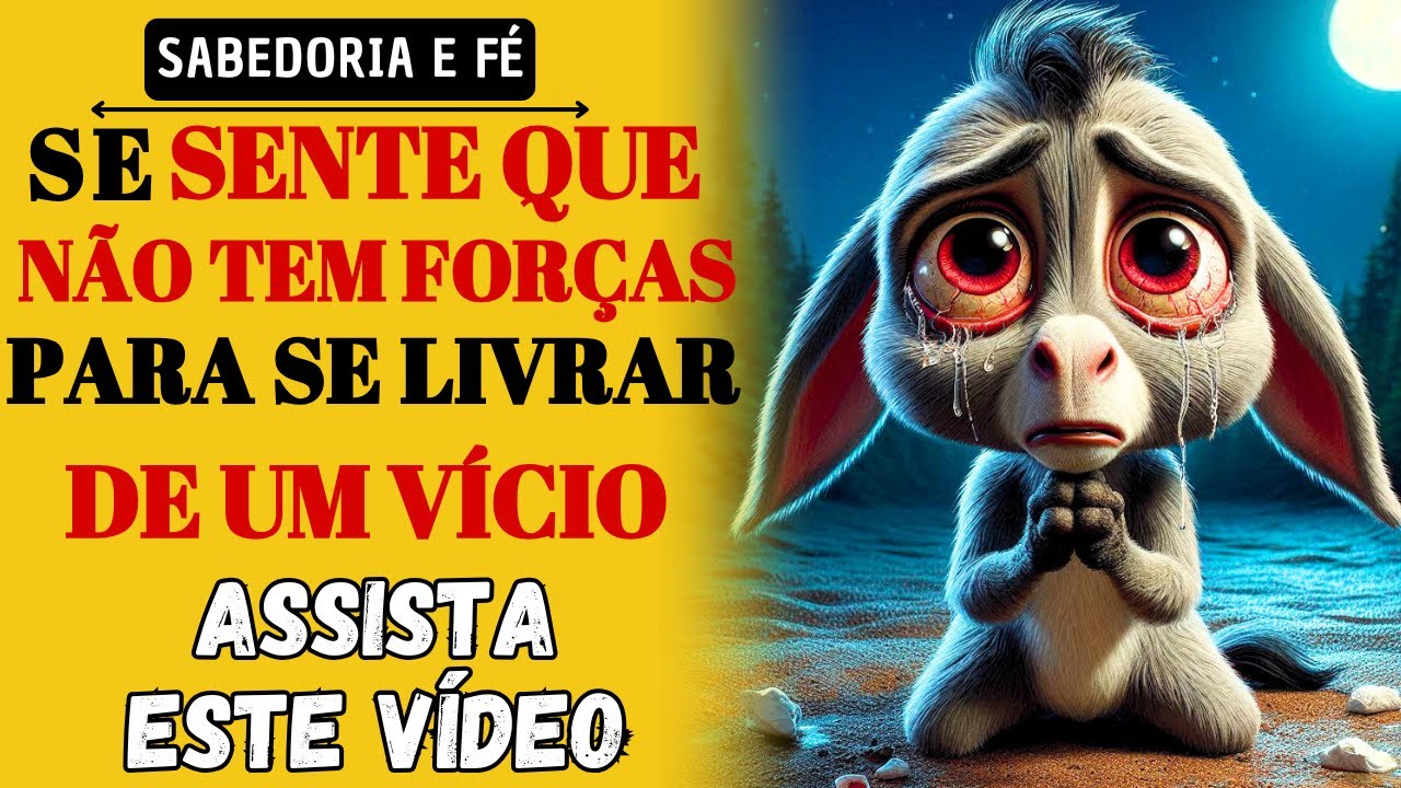 O Burro que Tentava Vencer o Vício – O burro e a Fonte