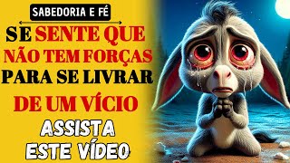 O Burro que Tentava Vencer o Vício – O burro e a Fonte