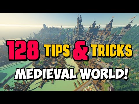 Minecraft: 128 Medieval Build Hacks for your amazing worlds!