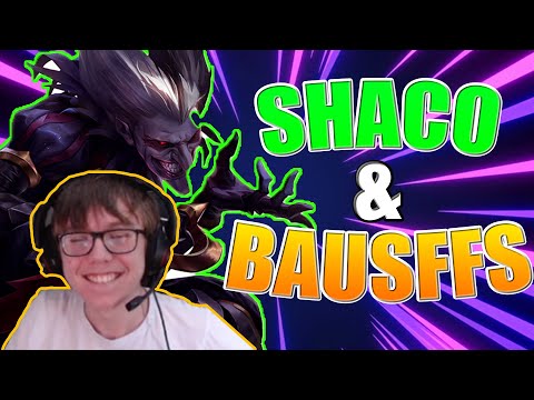 THEBAUSFFS IS IN MY TEAM? GRANDMASTER SHACO GAMEPLAY | Gaboesh