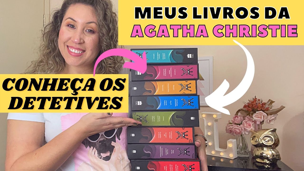 TOUR PELOS MEUS LIVROS | COLEÇÃO AGATHA CHRISTIE | box Harper Collins | CONHEÇA OS DETETIVES