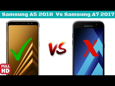 Samsung Galaxy A8/A5 2018 Vs Samsung Galaxy A7 2017 Specification Review and Comparison
