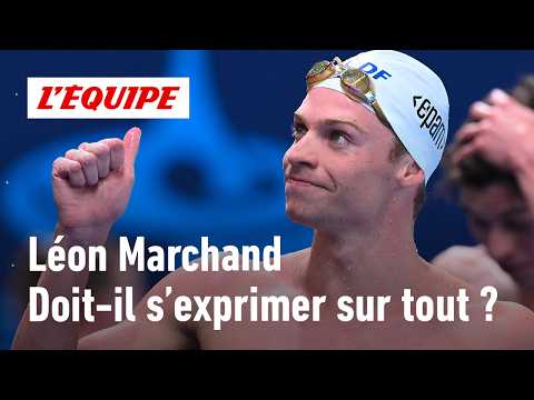 Léon Marchand : "Je ne me sens pas légitime" - Les sportifs doivent-ils donner leur avis ?