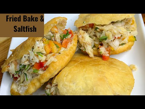 Making Fried Bake & Saltfish|| Fried Bake|| Caribbean Breakfast|
