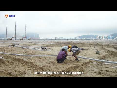 Vacuum consolidation (or vacuum preloading) is a soft soil improvement method