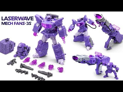 Transformers Mech Fans Toys Mech Soul MF-35 LaserWave ( ShockWave ) Robot Toys