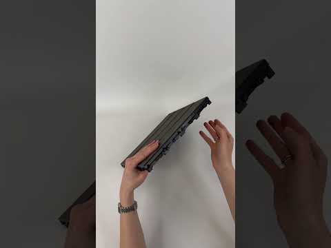 Композитная плитка ДПК 300х300х23мм Антрацит (D) SW-00001708 - фото 1 - id-p2994867085