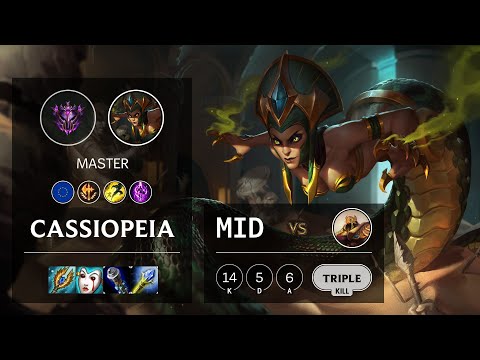 Cassiopeia Mid vs Azir - EUW Master Patch 10.16