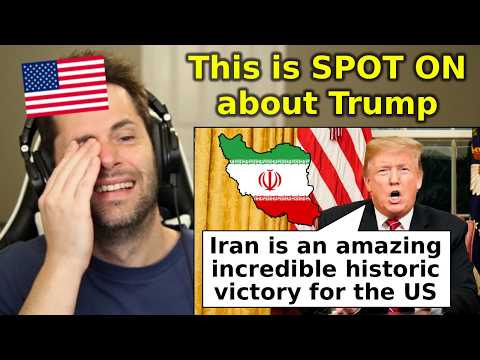 American Reacts to "Trump’s Great Victory in Iran" (BRITISH SATIRE)