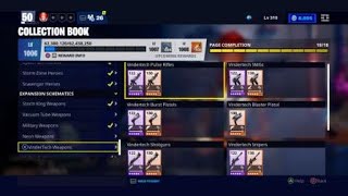 STW Collection Book Rewards After Lvl 1000