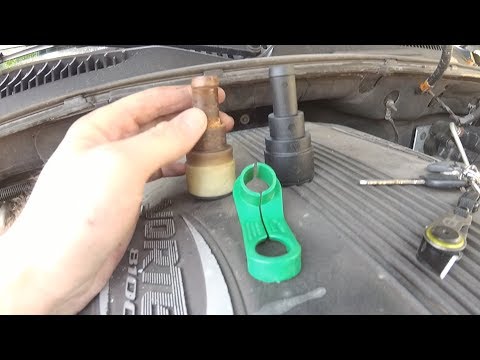 YouTube video about: How to remove chevy heater hose quick connector without tool?