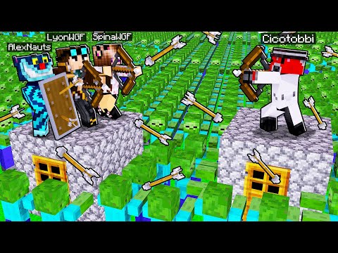 DISTRUGGIAMO la BASE DI CICO con 1.000.000 ZOMBIE! Minecraft Invasione 2 Ep.15