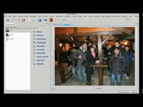 P2P Framework for Social Networks: Overview of Functions