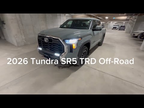 2026 Toyota Tundra 4x4 Crewmax SR in Lunar Rock for sale at North London Toyota in London, ON