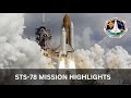 STS 78 Space Shuttle Mission Highlights 1996