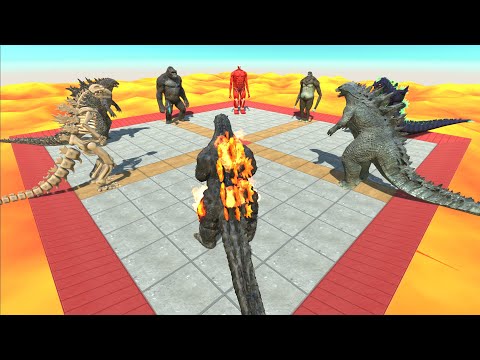 Kaiju Monster Battle Royale Over Hot Lava - ARBS