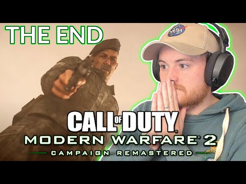 Royal Marine Plays THE END of Modern Warfare 2 REMASTERED For The First Time!!