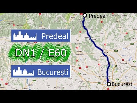 Predeal Bucuresti DN1/E60 trafic normal