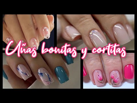 UÑAS CORTAS 2024/UÑAS BONITAS Y CORTITAS #nailsart #tendenciaenuñas #shortnails2024 #uñasdecoradas
