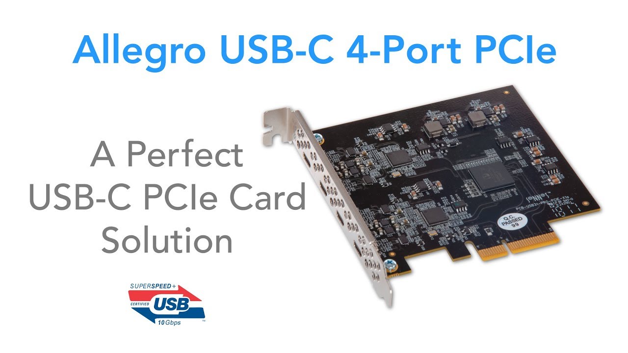 Sonnet Allegro USB-C 4-Port PCIe Card Overview - Works in 2019 Mac Pro! Sonnet Technologies 2.18K subscribers Subscribe
