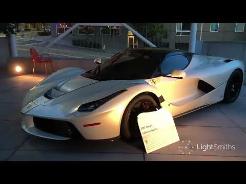Classic cars and event lighting at Rally for SAM at Olympic Sculpture Park