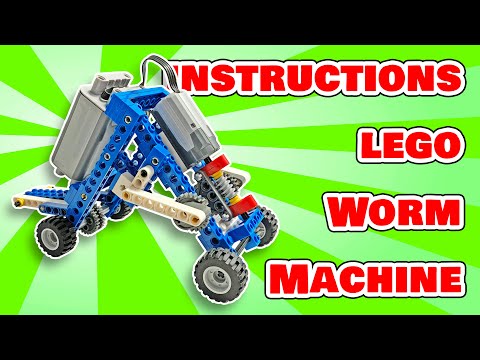 Building instructions worm machine - Lego Education 9686