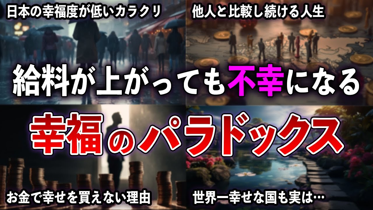 なぜ幸せをお金で買えないのか？ 幸福のパラドックス 【ゆっくり解説 with ずんだもん】
