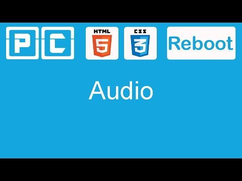HTML5 and CSS3 beginners tutorial 9 - New audio tag