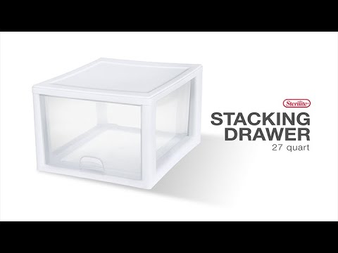 Sterilite 27 Quart Stacking Drawer