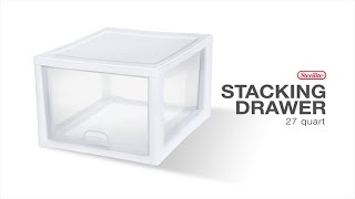 Sterilite 27 Qt. Stacking Drawer