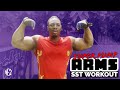 Super Pump SST Arm workout • Nezeer Adams • African Bodybuilder
