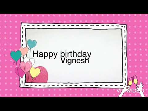 Happy Birthday Vignesh