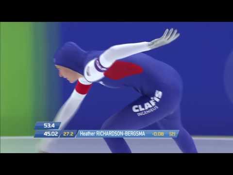 Brittany Bowe 1000m - 1:14.01 (TR). World Cup 3 Inzell 2015/2016