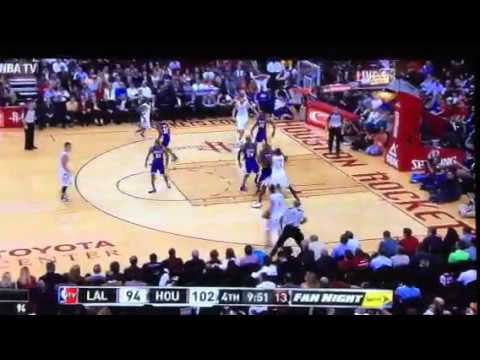 Houston Rockets vs. LA Lakers...Greg Smith does some Bhangra