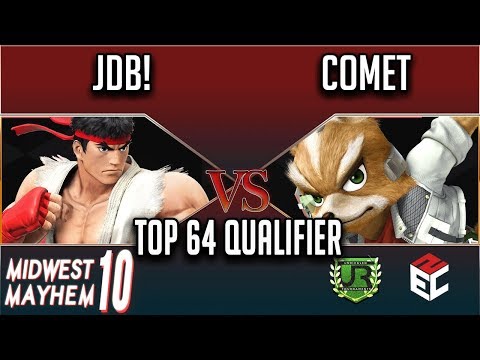 Midwest Mayhem 10 TOP 64 QUALIFIER - JDB! (Ryu, Diddy) vs Comet (Fox)