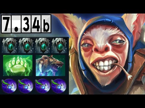 Meepo - 45k HERO DAMAGE! [Full Match Gameplay Dota 2] 7.34b