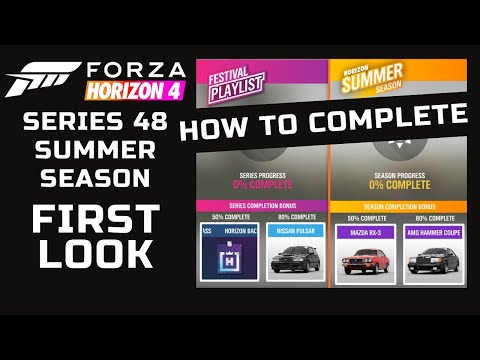 Forza Horizon 4 Series 48 Summer First Look Tunes & Blueprints