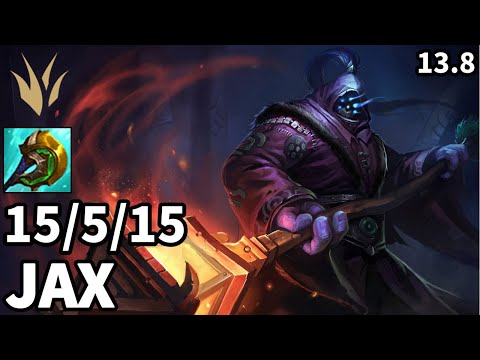 Jax Jungle vs Lee Sin - KR Master  | Patch 13.8